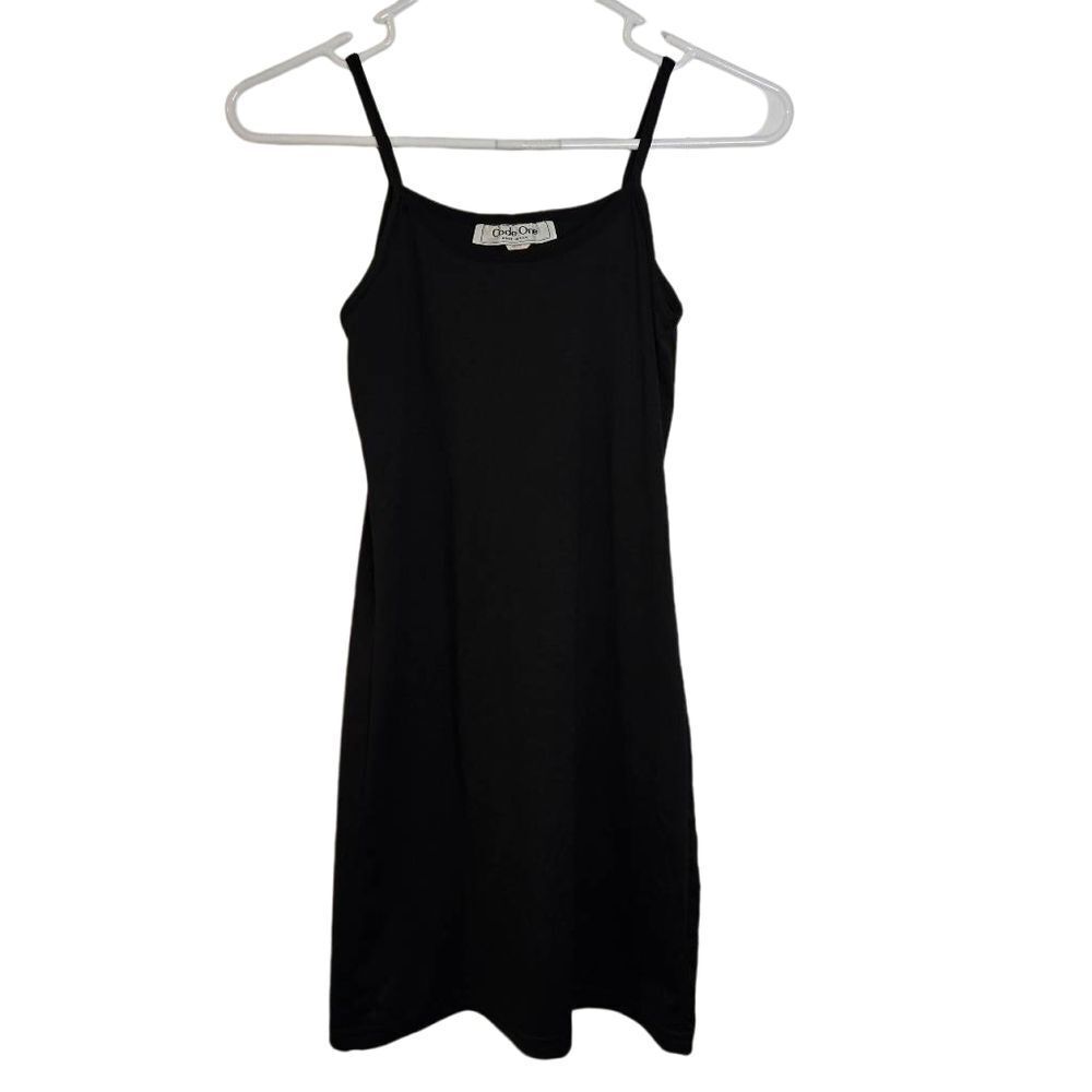 ✨️ Vintage Black Spahetti Strap Slip Dress